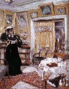 Wear black clothes woman Edouard Vuillard